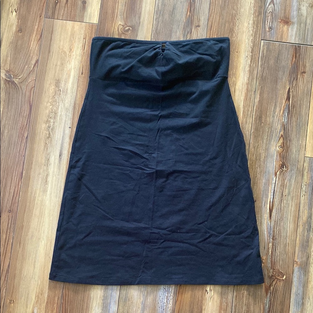 Black Strapless Dress